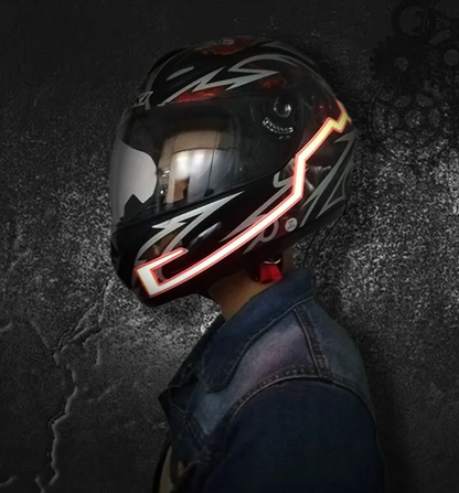Neon Helmet EL Light Strips – 360° Glow For Night Riders