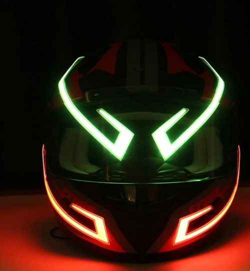 Neon Helmet EL Light Strips – 360° Glow For Night Riders