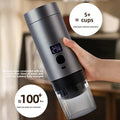 Portable 3-in-1 Coffee Maker — Capsule, Ground & Instant, Home or Car