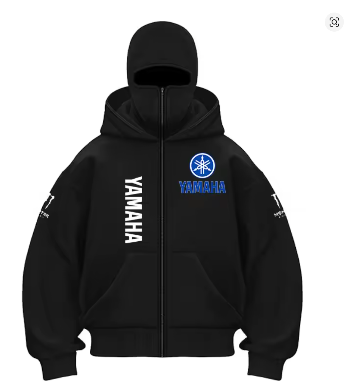 Glow Ridge Ski Mask Zip Hoodie: Suit Up Before You Ride