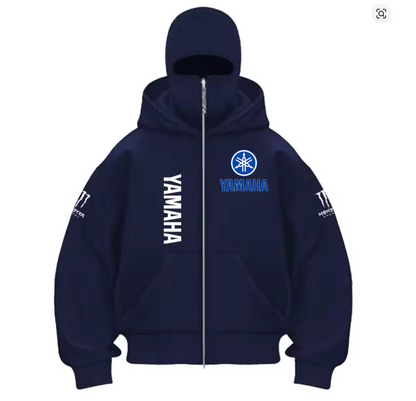 Glow Ridge Ski Mask Zip Hoodie: Suit Up Before You Ride