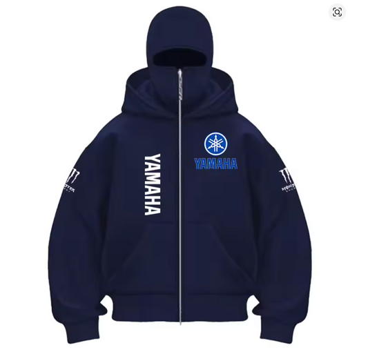 Glow Ridge Ski Mask Zip Hoodie: Suit Up Before You Ride